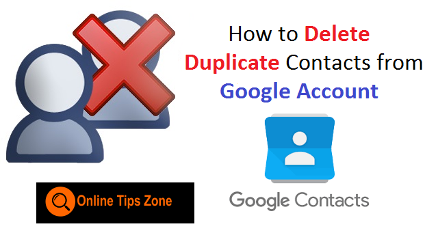 google duplicate contacts remover