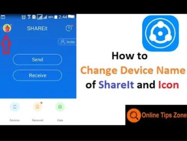 How to Change Name in ShareIt