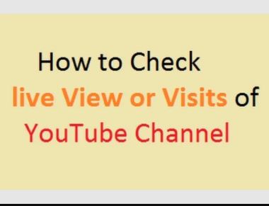 How to Check live Views on YouTube