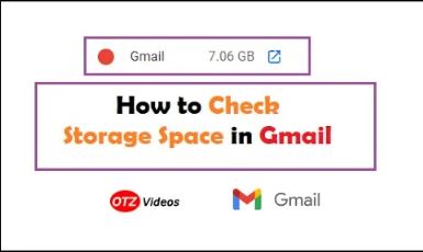 How to check Gmail Storage