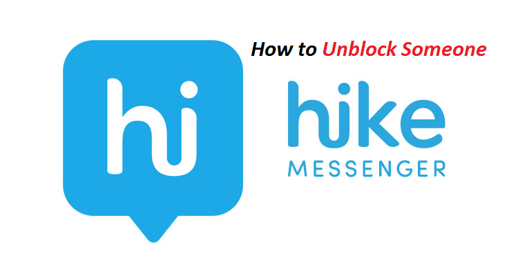 unblock someone in hike