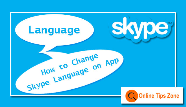 how to change language in skype app