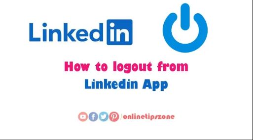 How to logout from Linkedin App