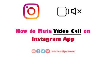 How to mute Instagram Video Call