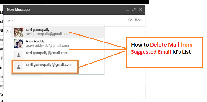 remove Email Id From Gmail